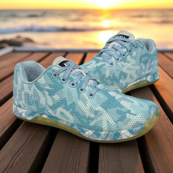 No Bull Toomey SuperFabric Blue Camo Cross Fit Trainer Shoes Unisex M-7 W-8.5 - Picture 1 of 15